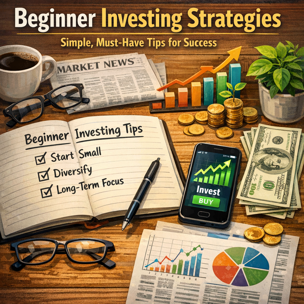 Illustration of Beginner Investing Strategies: Simple, Must-Have Tips for Success