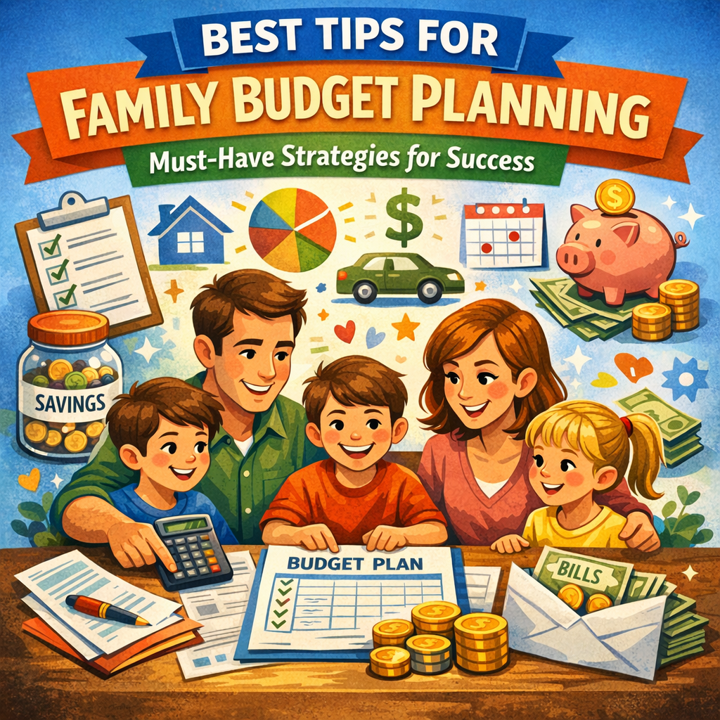 Illustration of Best Tips for Family Budget Planning: Must-Have Strategies for Success