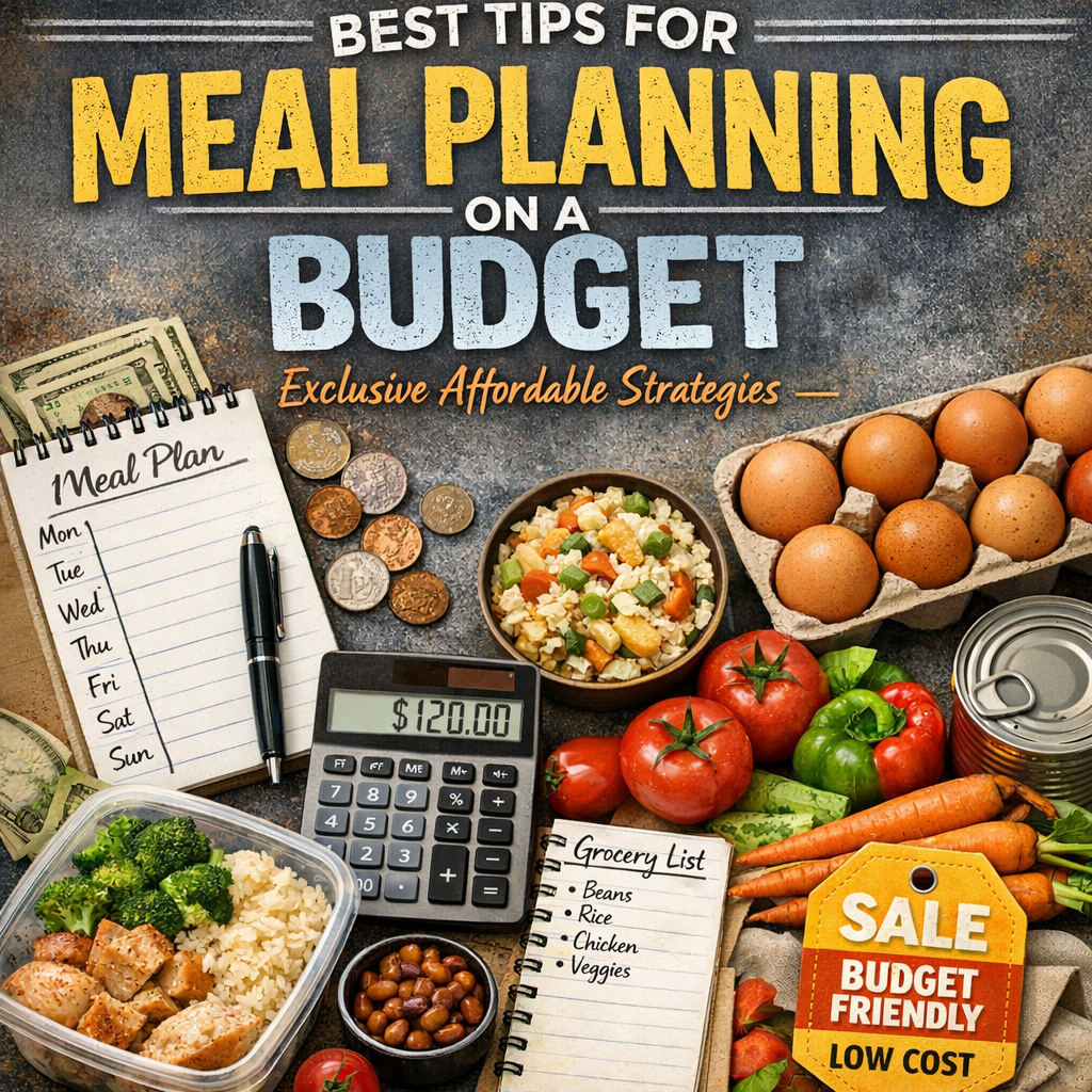 Illustration of Best Tips for Meal Planning on a Budget: Exclusive Affordable Strategies