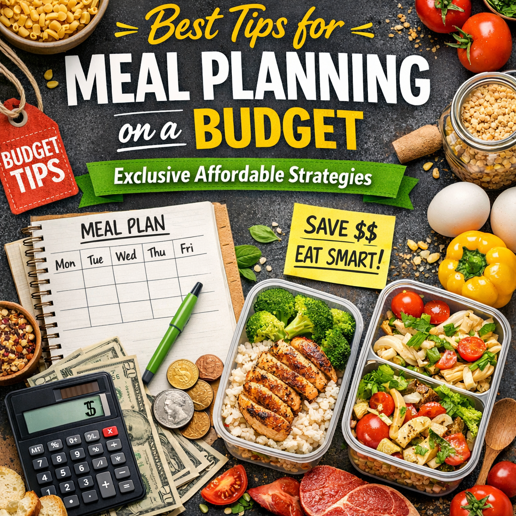 Illustration of Best Tips for Meal Planning on a Budget: Exclusive Affordable Strategies