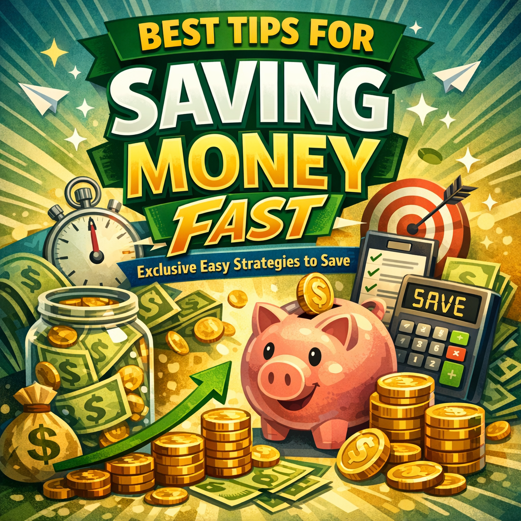 Illustration of Best Tips for Saving Money Fast: Exclusive Easy Strategies to Save