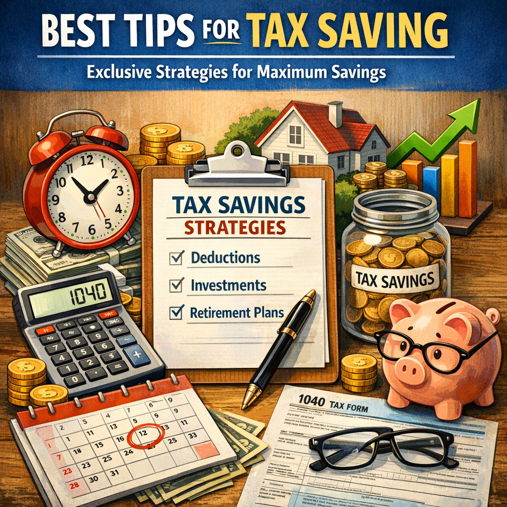 Illustration of Best Tips for Tax Saving Tips: Exclusive Strategies for Maximum Savings