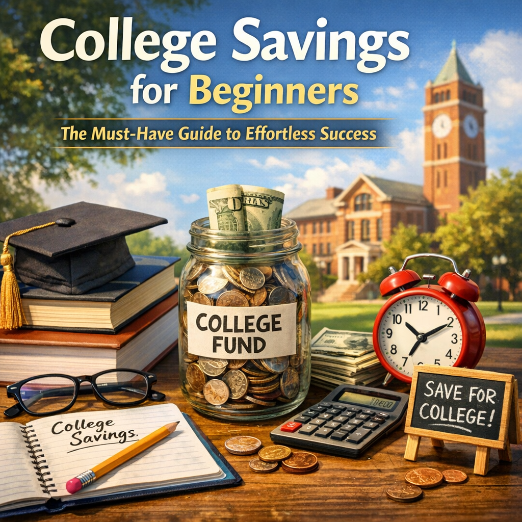 Illustration of College Savings for Beginners: The Must-Have Guide to Effortless Success