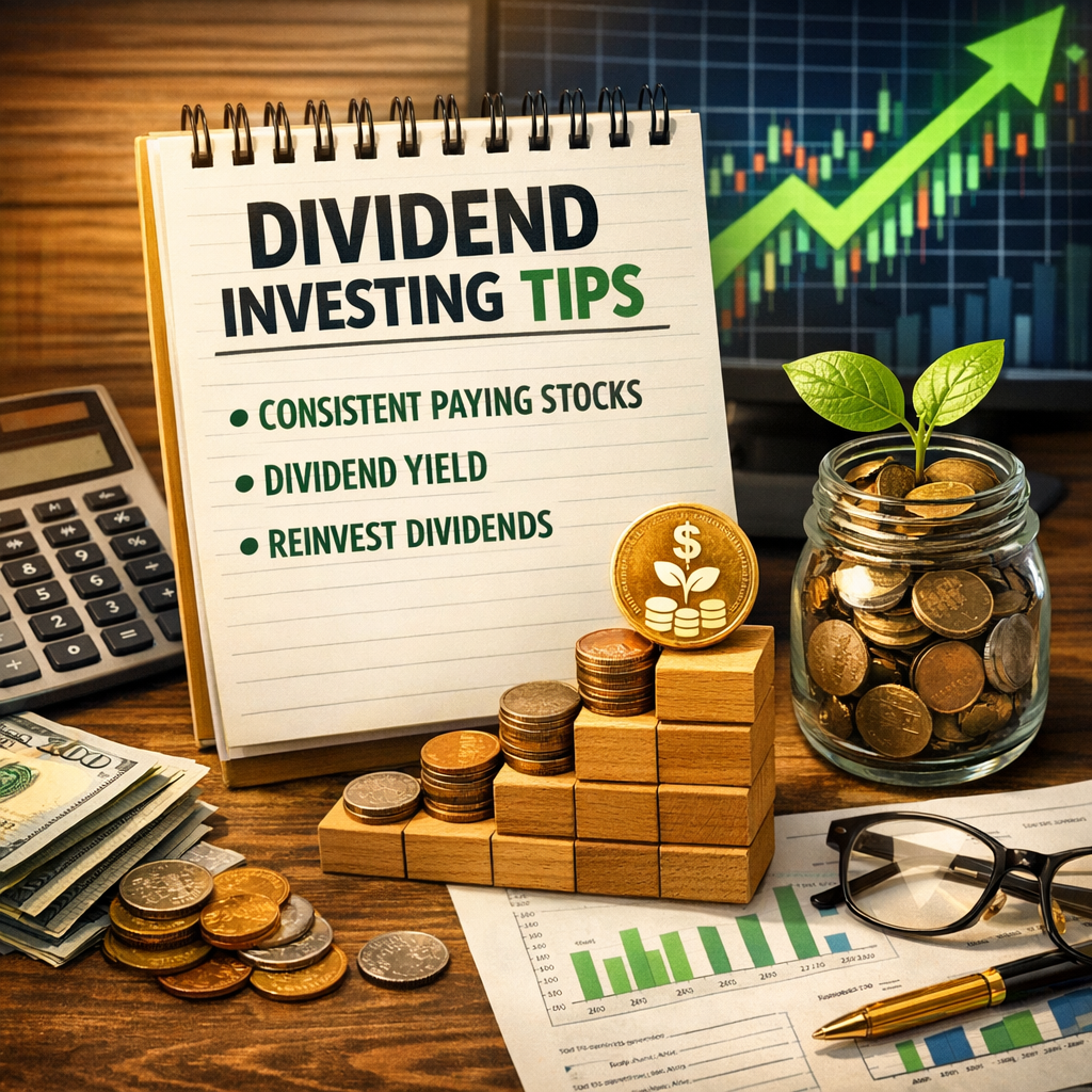 Illustration of Dividend Investing Strategies: Must-Have Simple Dividend Investing Tips
