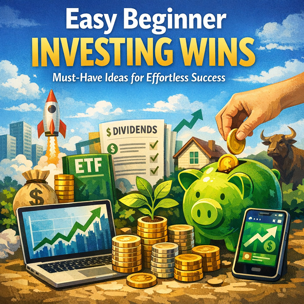 Illustration of Easy Beginner Investing Wins: Must-Have Ideas for Effortless Success