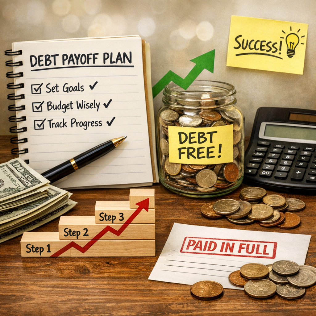 Illustration of Easy Debt Payoff Plans Wins: Must-Have Ideas for Effortless Success