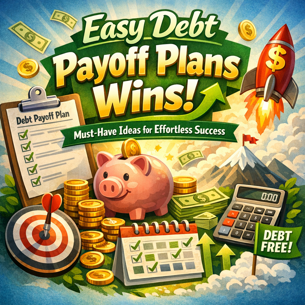 Illustration of Easy Debt Payoff Plans Wins: Must-Have Ideas for Effortless Success