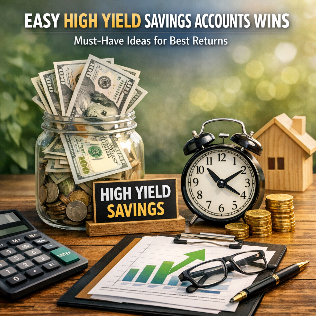 Illustration of Easy High Yield Savings Accounts Wins: Must-Have Ideas for Best Returns