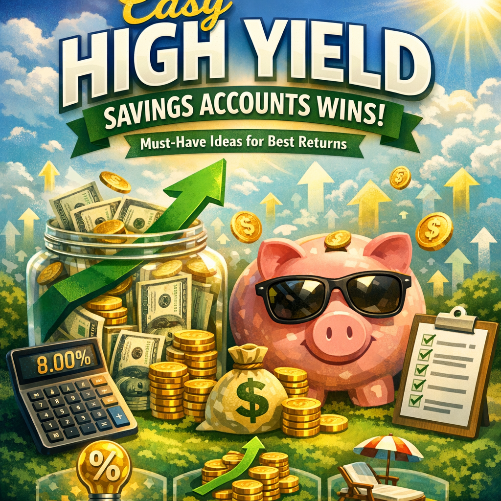 Illustration of Easy High Yield Savings Accounts Wins: Must-Have Ideas for Best Returns
