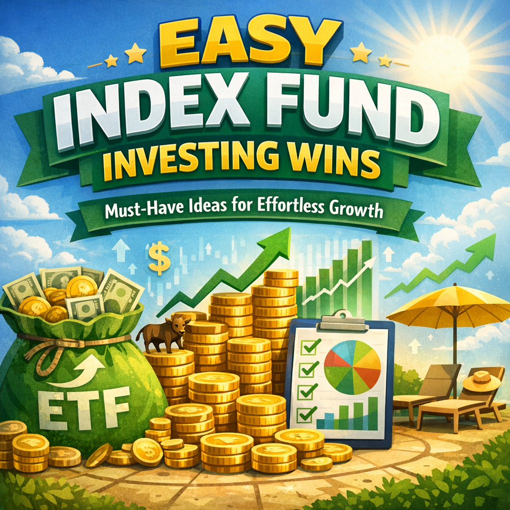 Illustration of Easy Index Fund Investing Wins: Must-Have Ideas for Effortless Growth