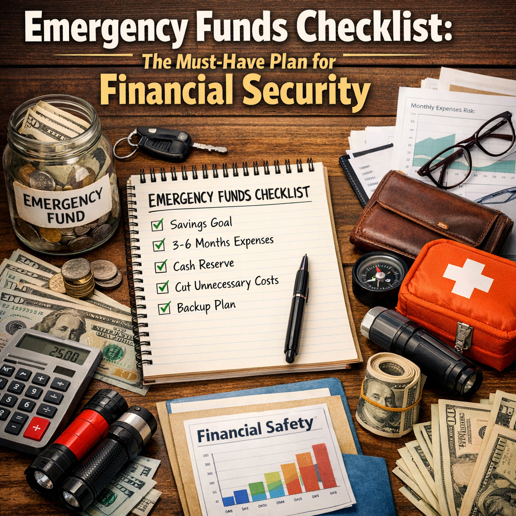 Illustration of Emergency Funds Checklist: The Must-Have Plan for Financial Security