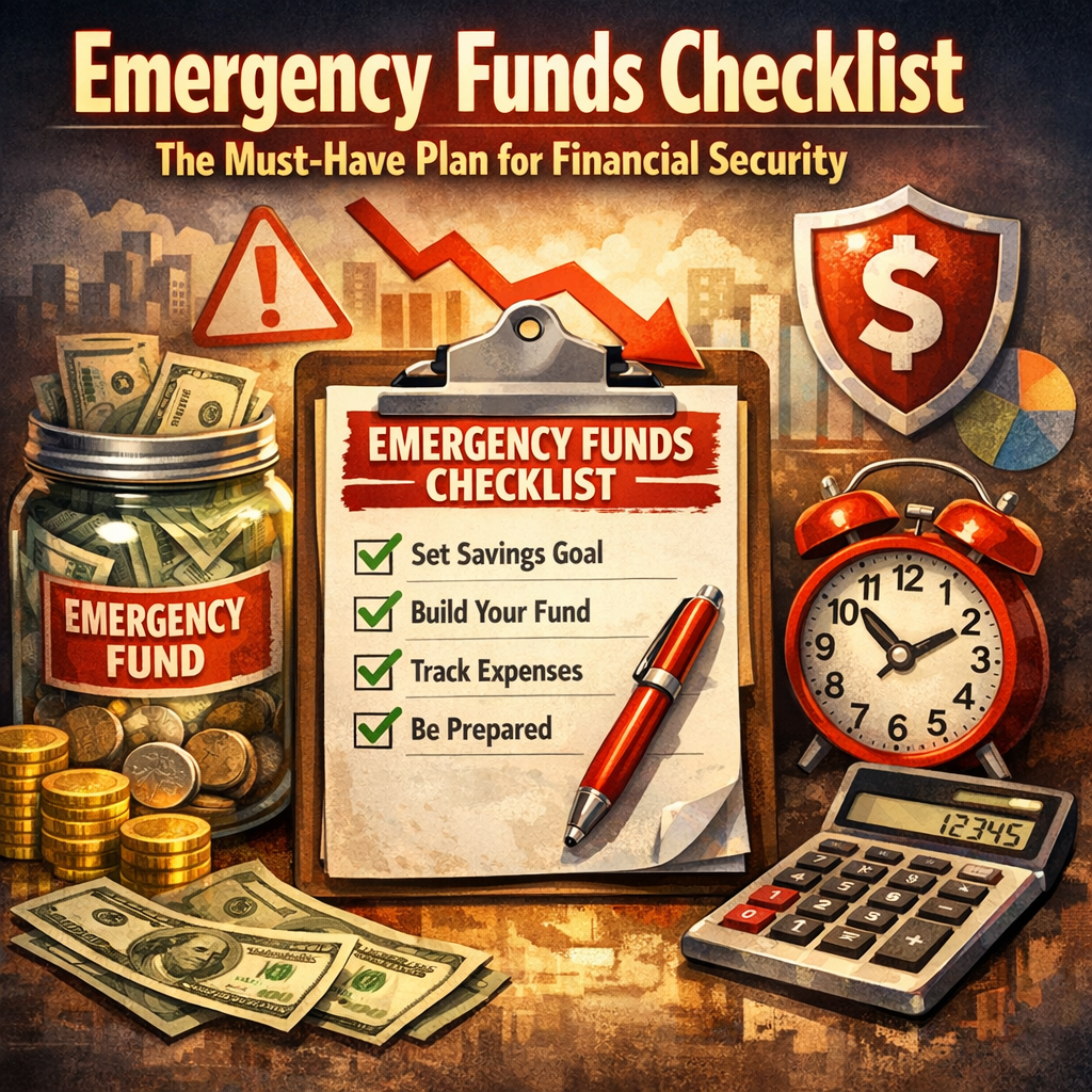 Illustration of Emergency Funds Checklist: The Must-Have Plan for Financial Security