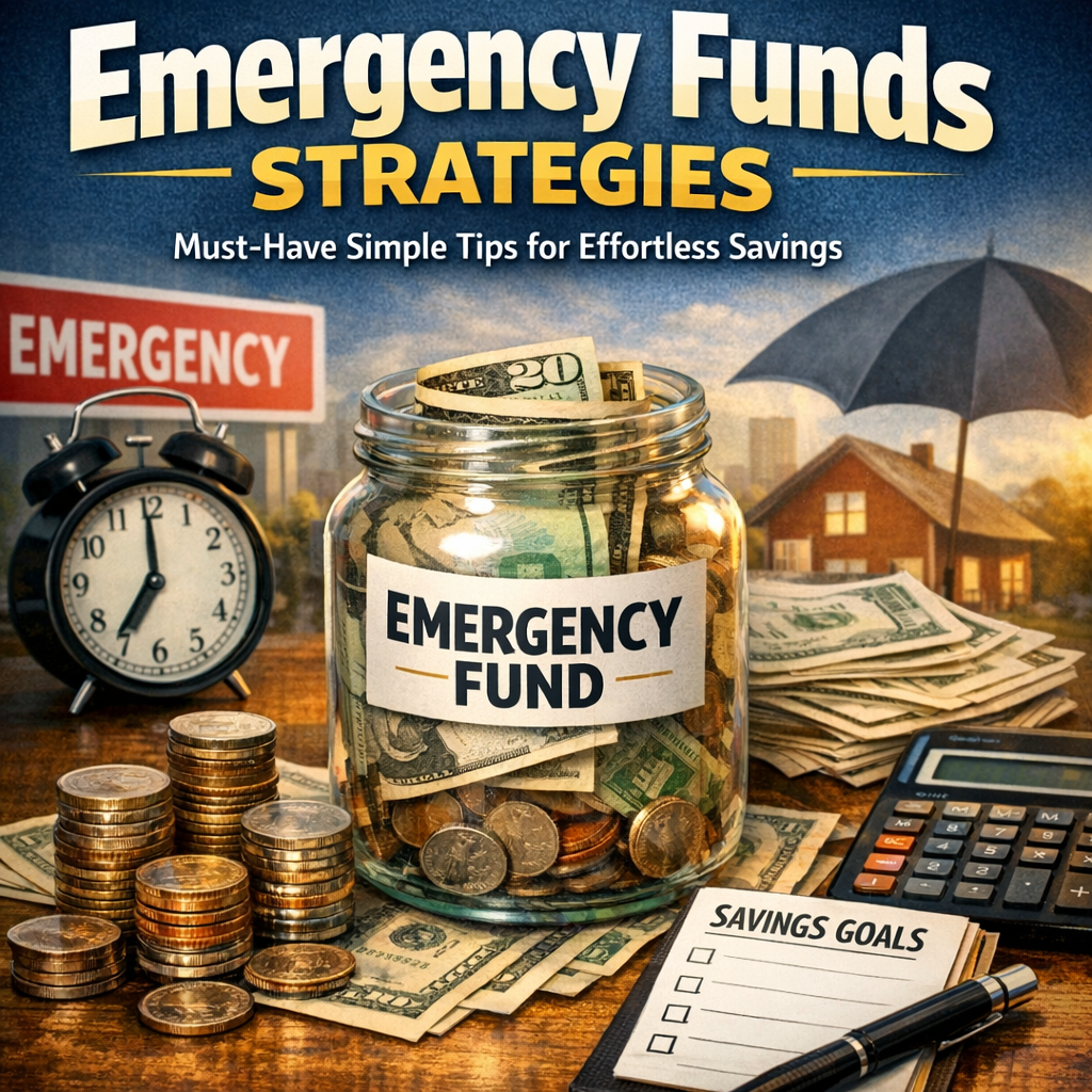 Illustration of Emergency Funds Strategies: Must-Have Simple Tips for Effortless Savings