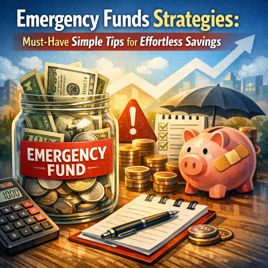Illustration of Emergency Funds Strategies: Must-Have Simple Tips for Effortless Savings