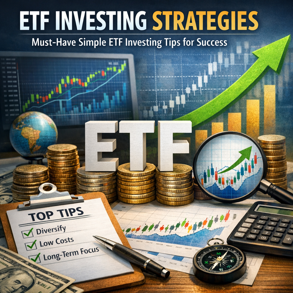 Illustration of ETF Investing Strategies: Must-Have Simple ETF Investing Tips for Success