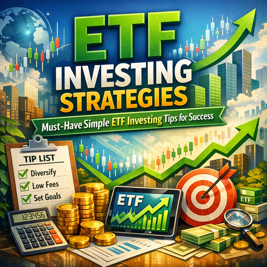 Illustration of ETF Investing Strategies: Must-Have Simple ETF Investing Tips for Success