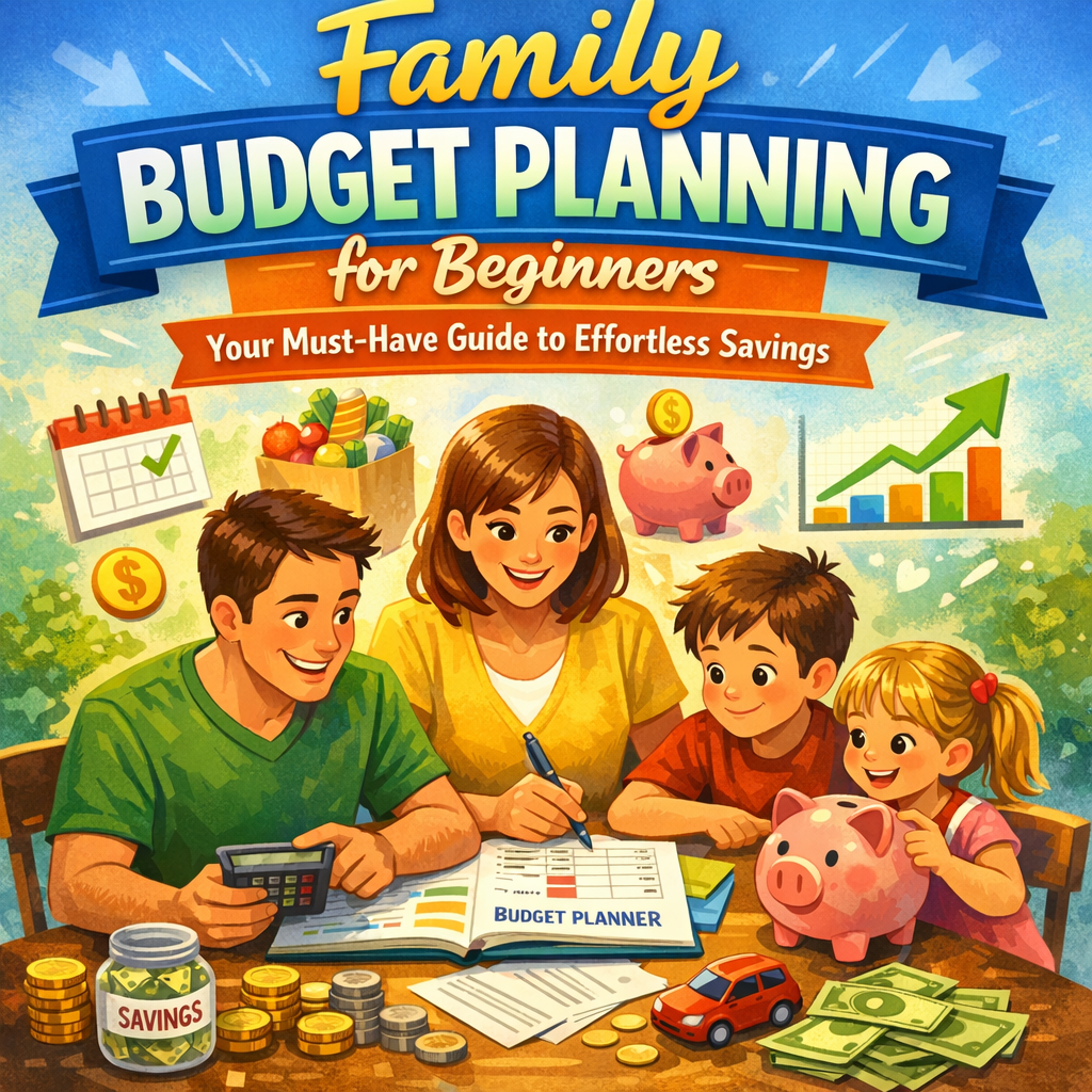 Illustration of Family Budget Planning for Beginners: Your Must-Have Guide to Effortless Savings