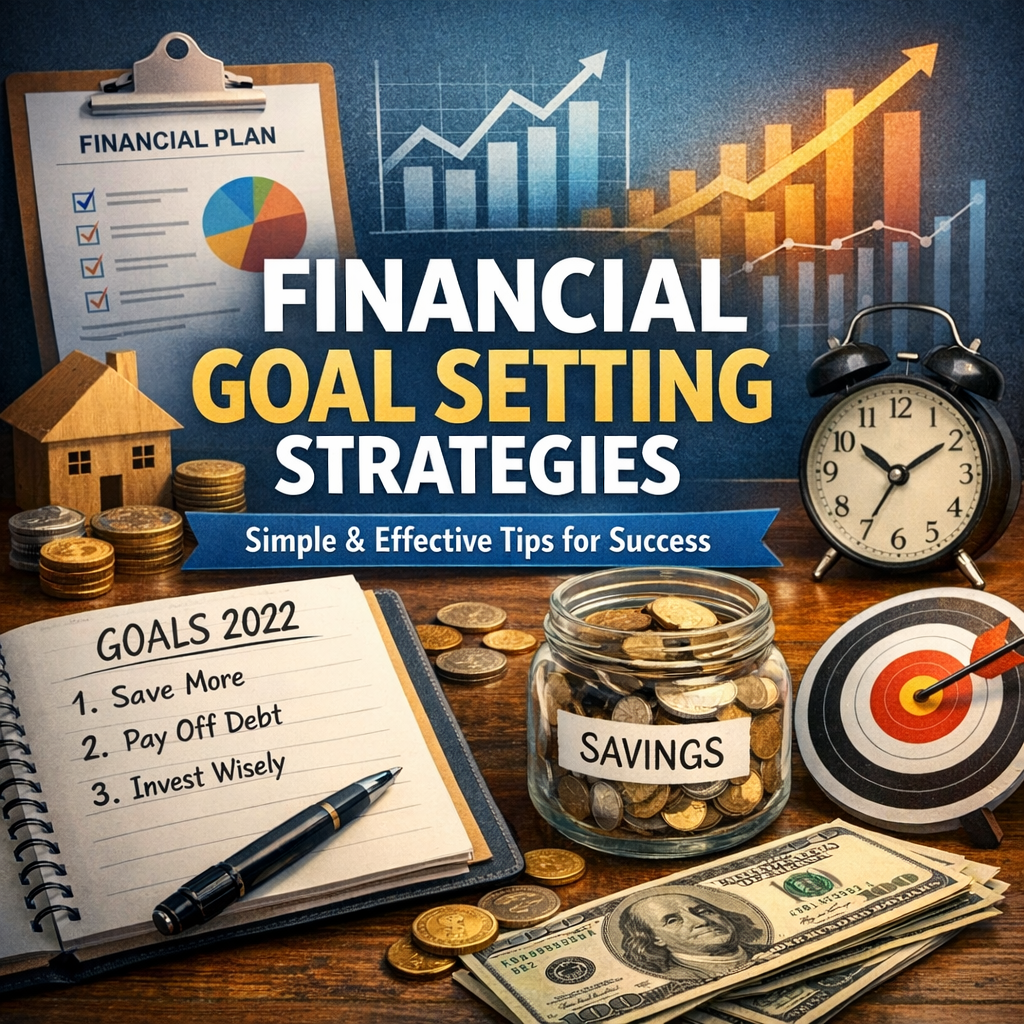 Illustration of Financial Goal Setting Strategies: Simple & Effective Tips for Success