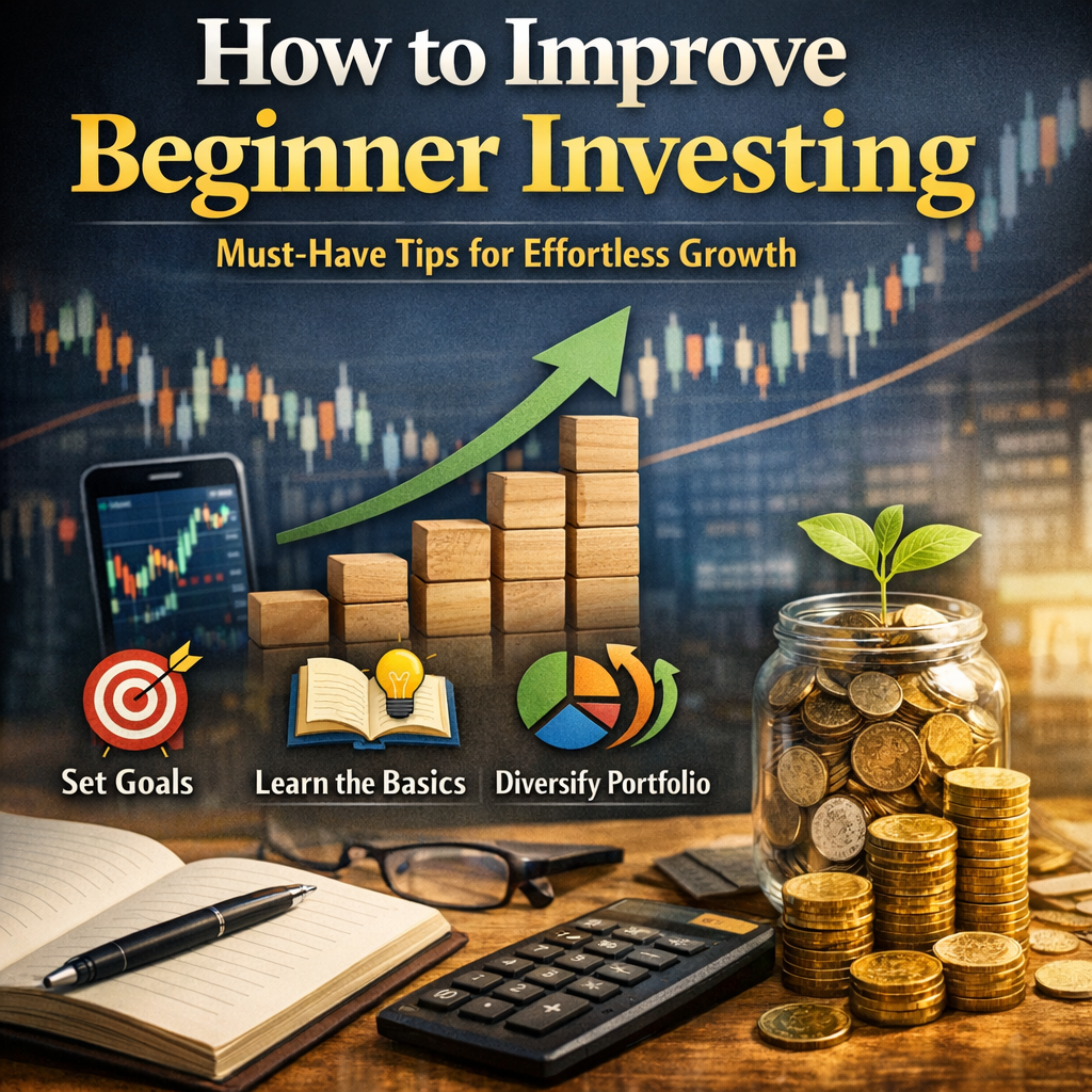 Illustration of How to Improve Beginner Investing: Must-Have Tips for Effortless Growth