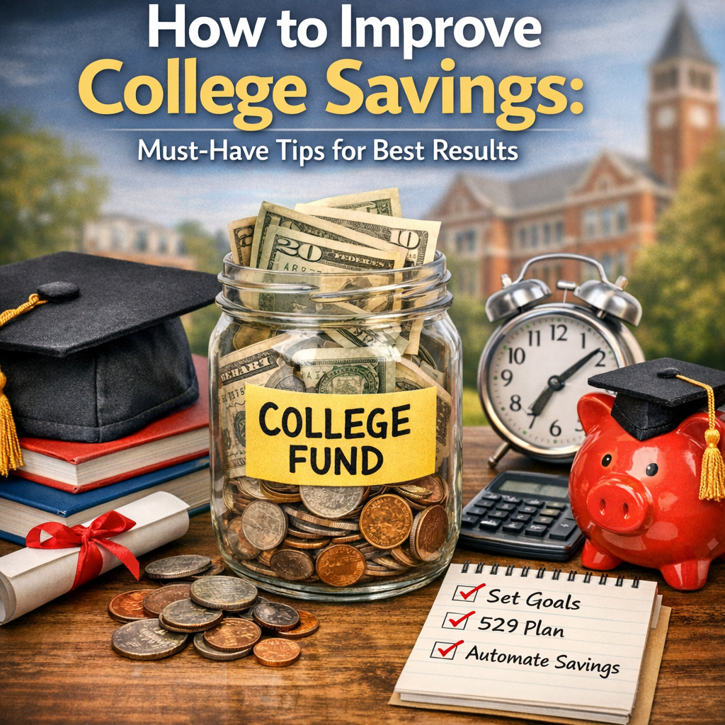 Illustration of How to Improve College Savings: Must-Have Tips for Best Results