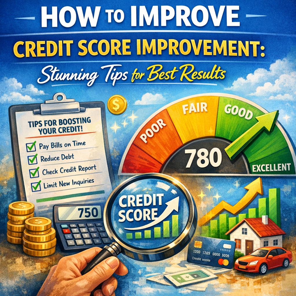 Illustration of How to Improve Credit Score Improvement: Stunning Tips for Best Results