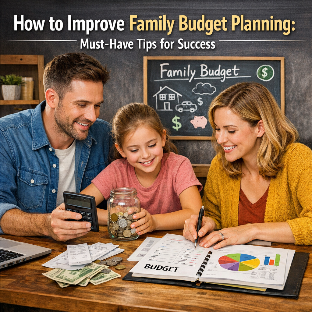 Illustration of How to Improve Family Budget Planning: Must-Have Tips for Success
