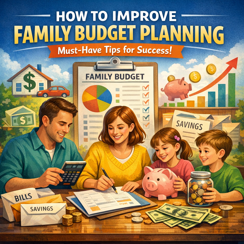 Illustration of How to Improve Family Budget Planning: Must-Have Tips for Success