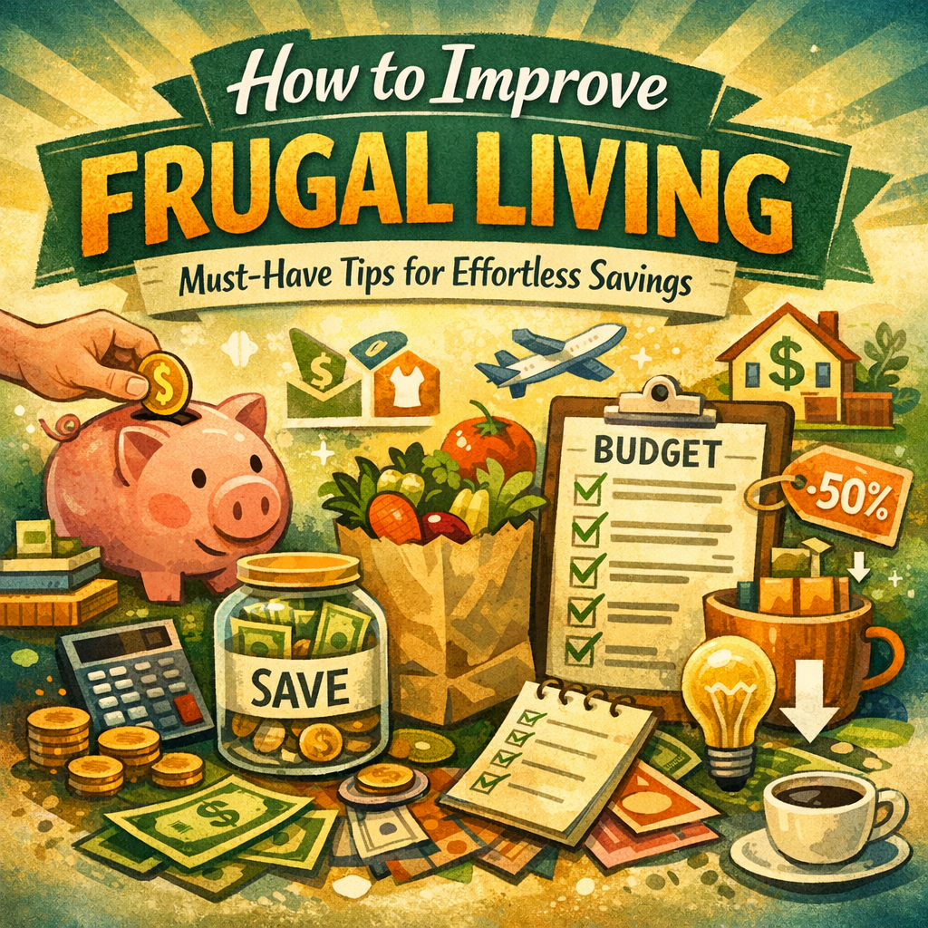Illustration of How to Improve Frugal Living: Must-Have Tips for Effortless Savings