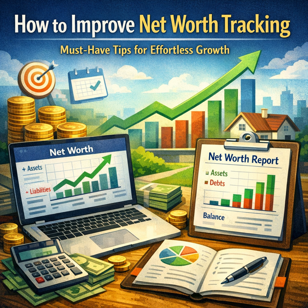 Illustration of How to Improve Net Worth Tracking: Must-Have Tips for Effortless Growth