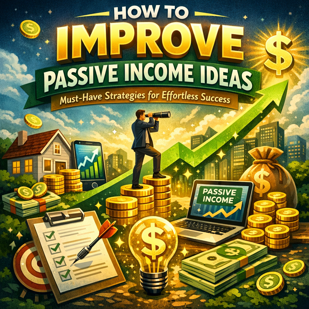 Illustration of How to Improve Passive Income Ideas: Must-Have Strategies for Effortless Success