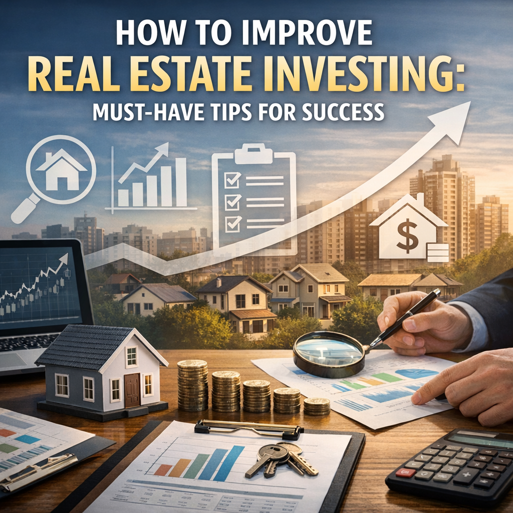 Illustration of How to Improve Real Estate Investing: Must-Have Tips for Success