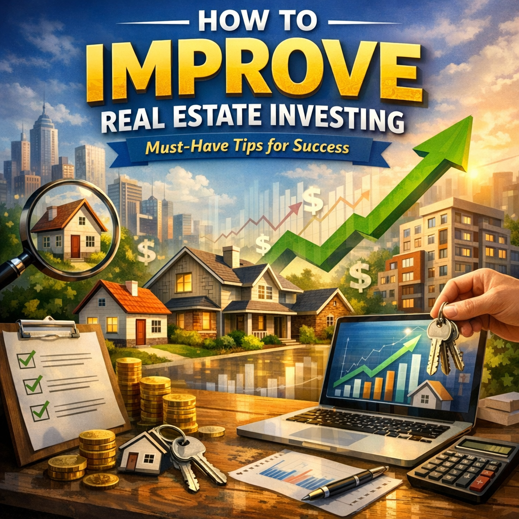 Illustration of How to Improve Real Estate Investing: Must-Have Tips for Success