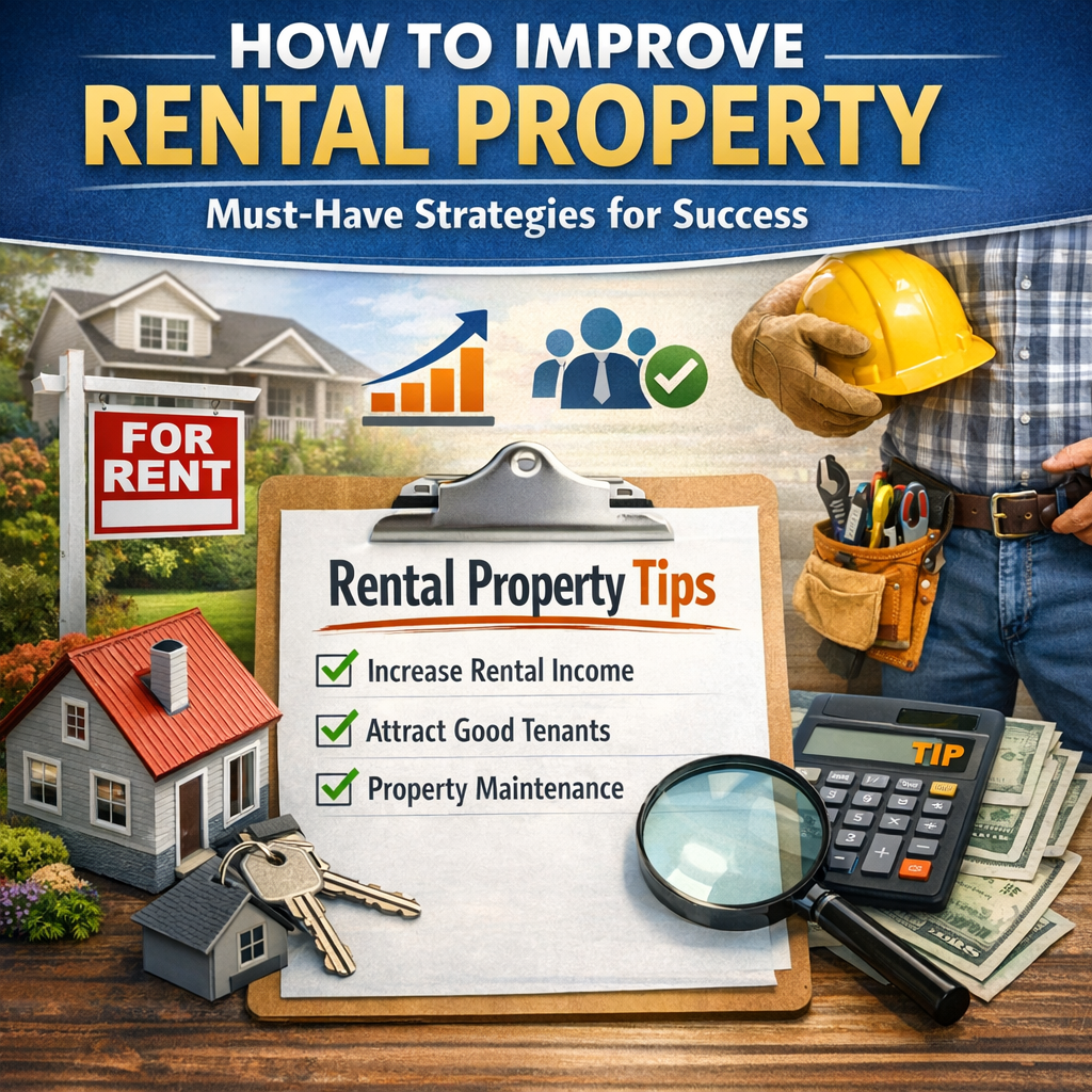 Illustration of How to Improve Rental Property Tips: Must-Have Strategies for Success