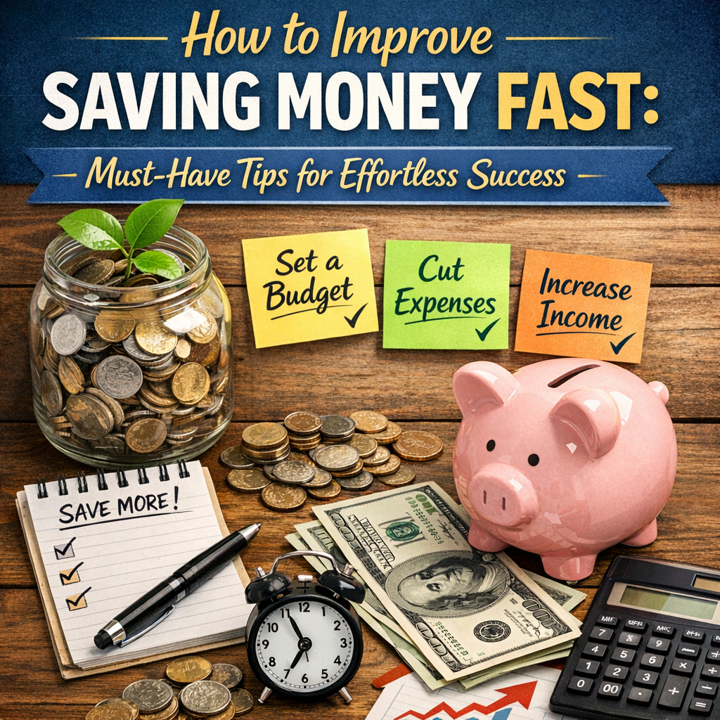 Illustration of How to Improve Saving Money Fast: Must-Have Tips for Effortless Success