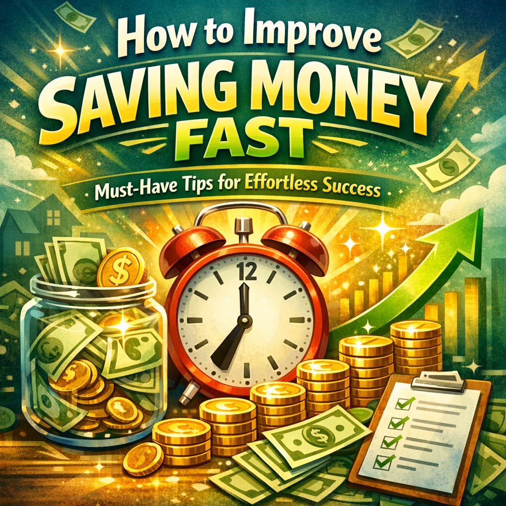 Illustration of How to Improve Saving Money Fast: Must-Have Tips for Effortless Success