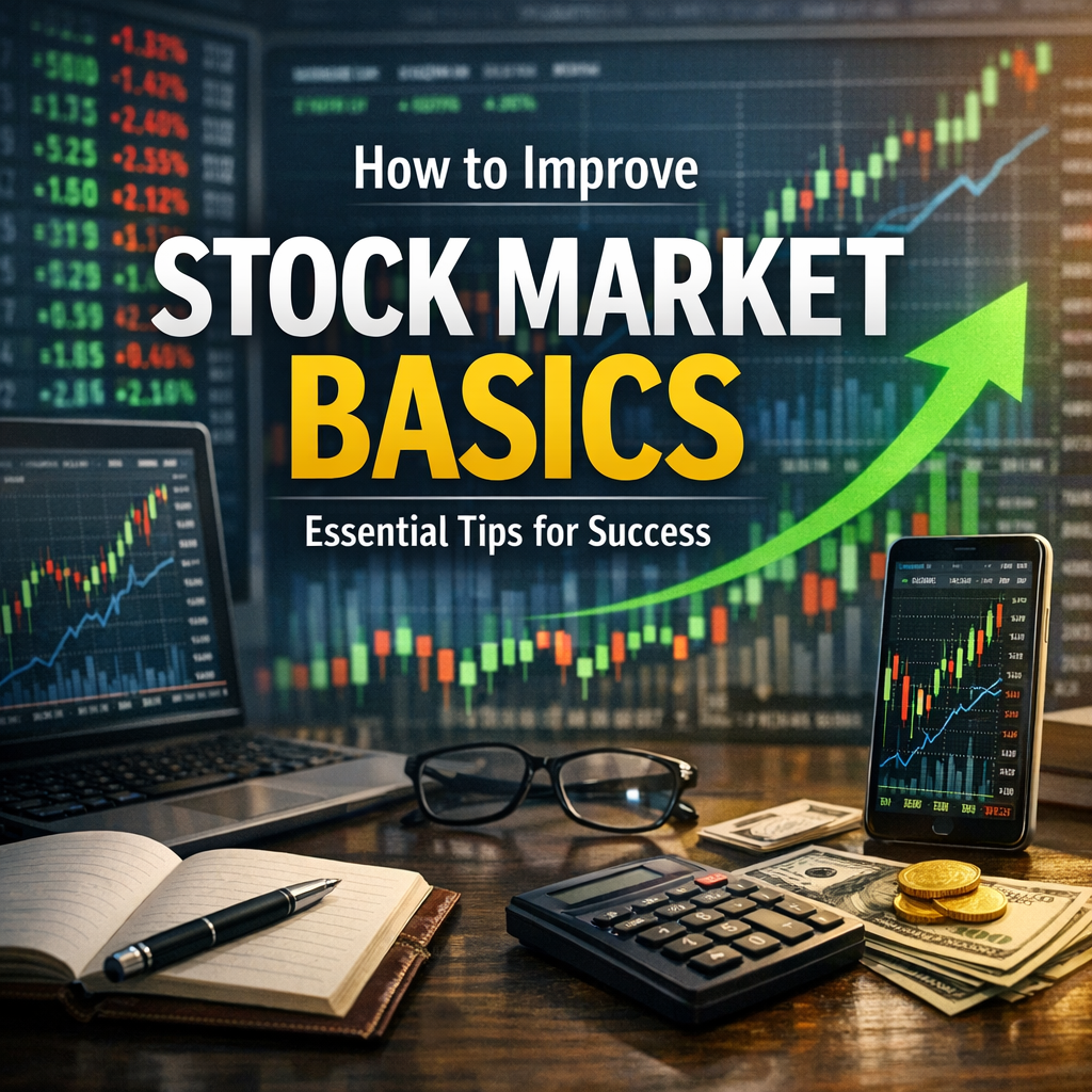 Illustration of How to Improve Stock Market Basics: Essential Tips for Success