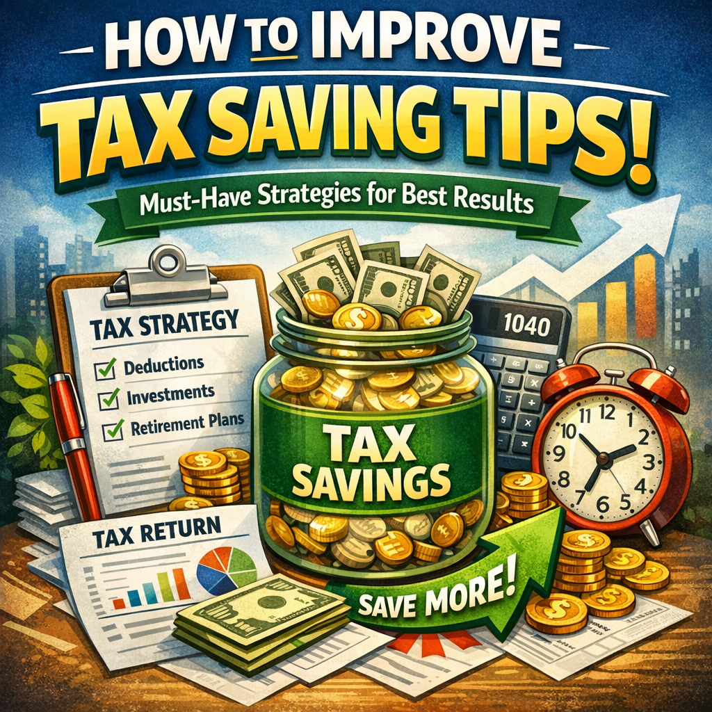 Illustration of How to Improve Tax Saving Tips: Must-Have Strategies for Best Results