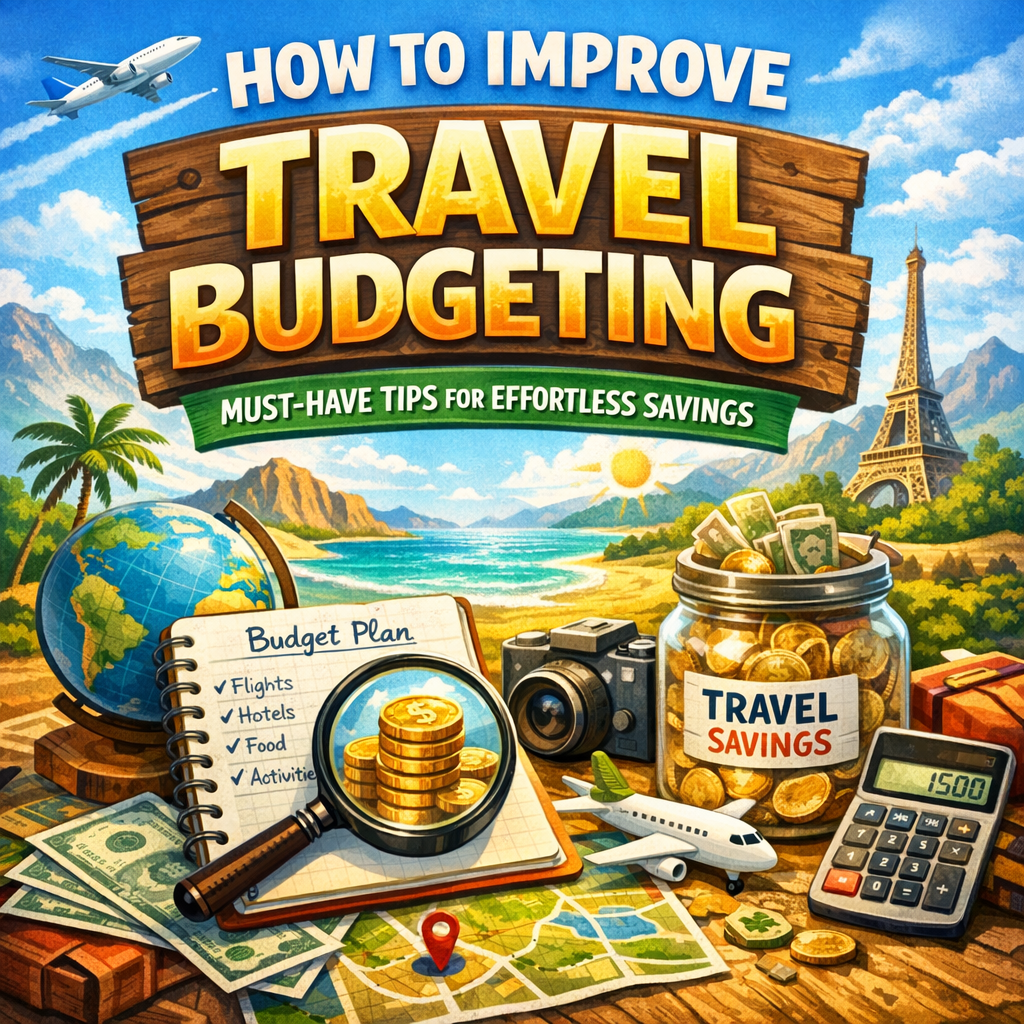 Illustration of How to Improve Travel Budgeting: Must-Have Tips for Effortless Savings
