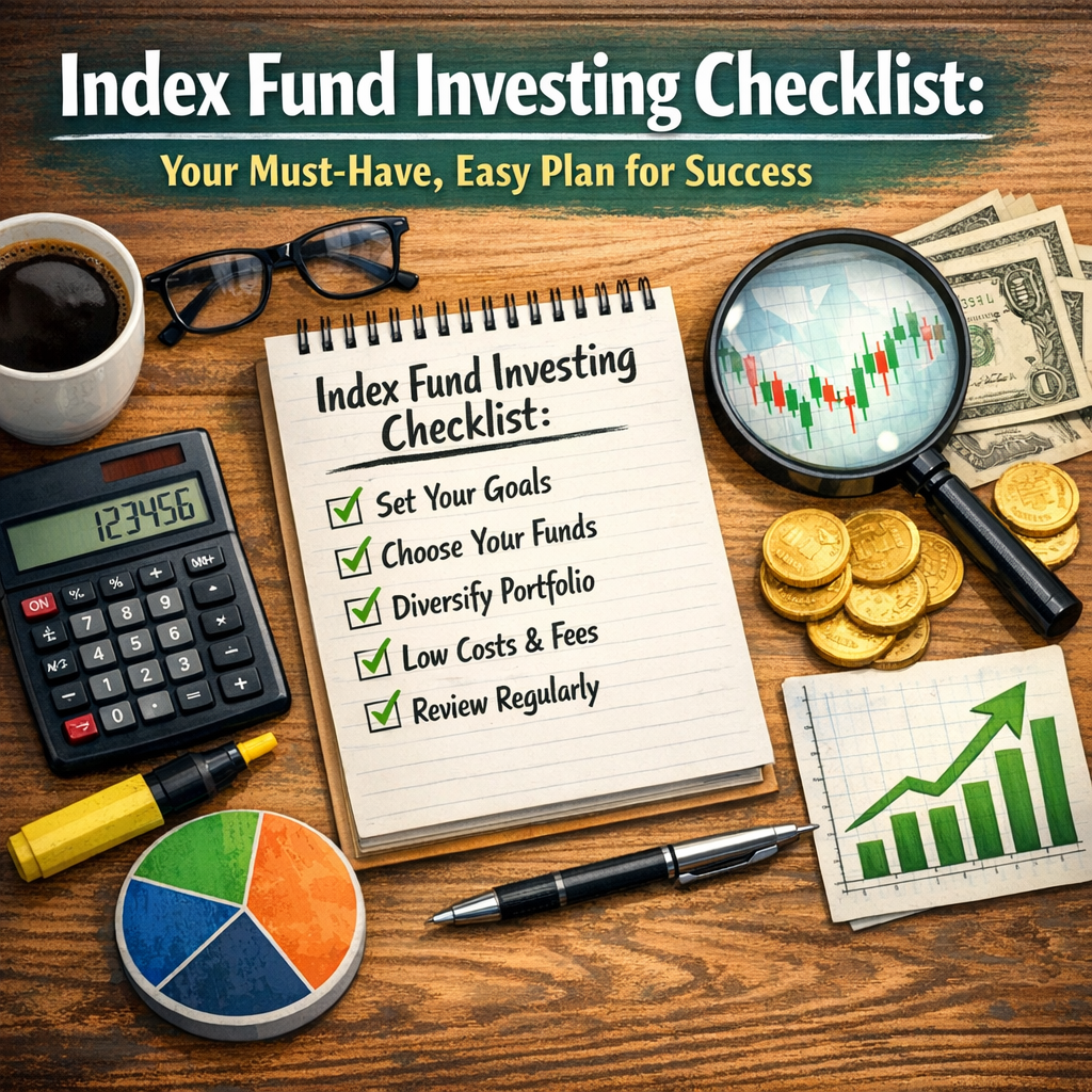Illustration of Index Fund Investing Checklist: Your Must-Have, Easy Plan for Success