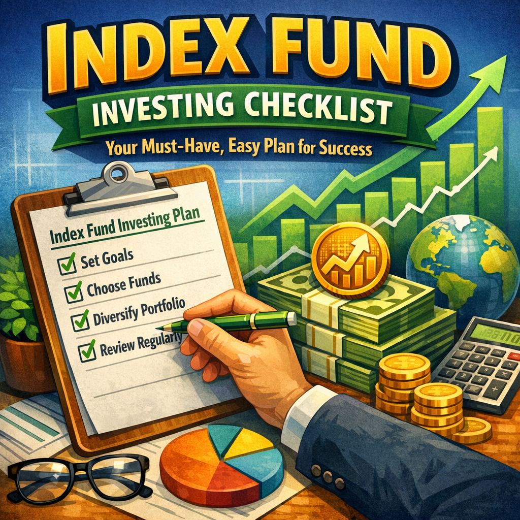 Illustration of Index Fund Investing Checklist: Your Must-Have, Easy Plan for Success
