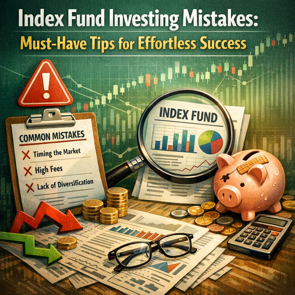Illustration of Index Fund Investing Mistakes: Must-Have Tips for Effortless Success