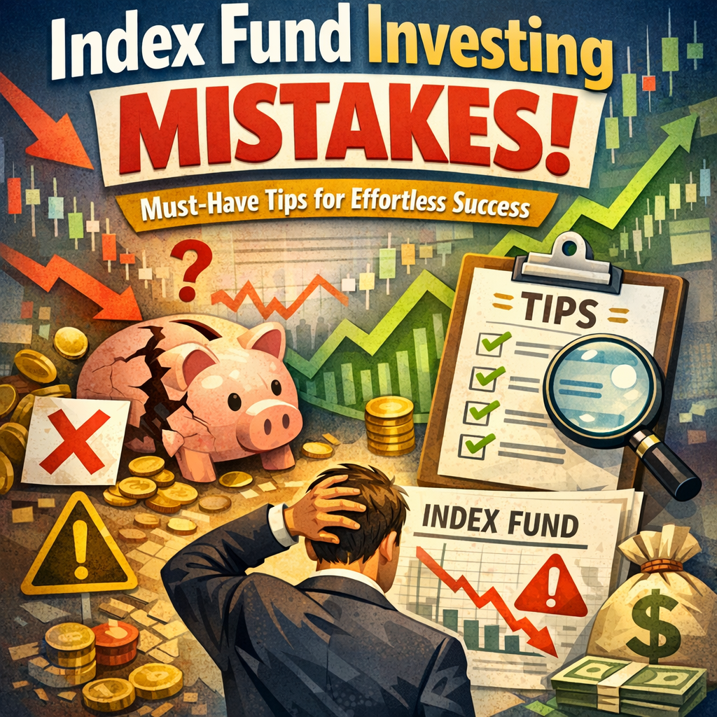 Illustration of Index Fund Investing Mistakes: Must-Have Tips for Effortless Success