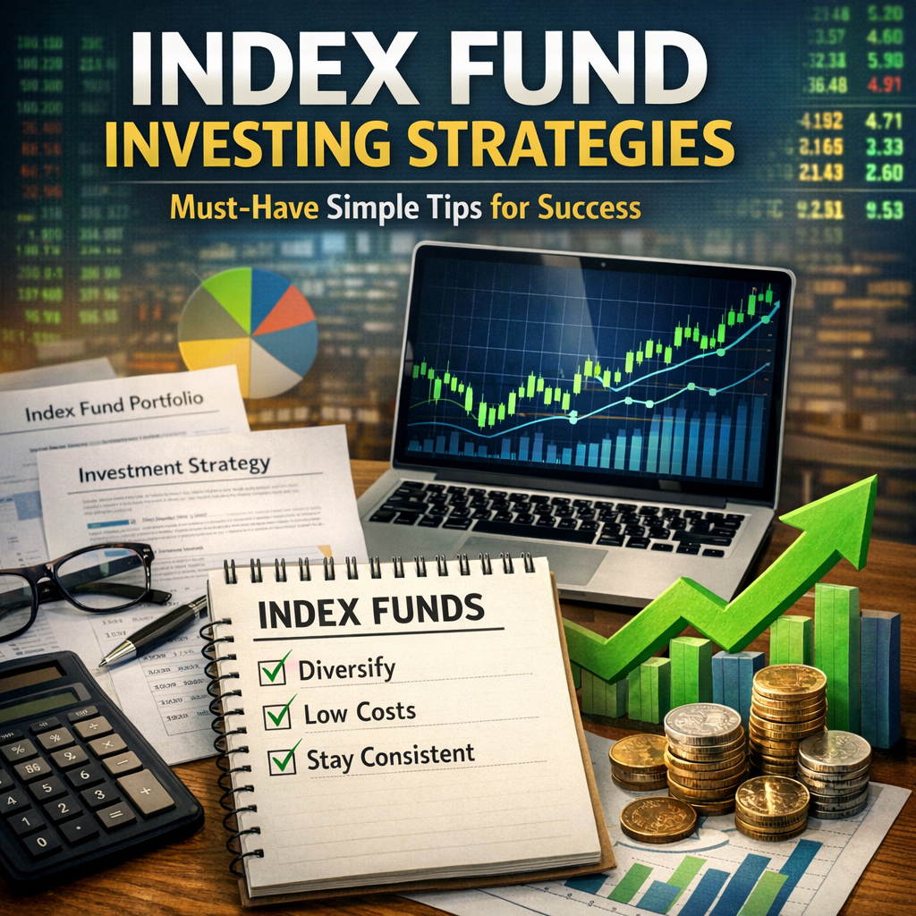 Illustration of Index Fund Investing Strategies: Must-Have Simple Tips for Success