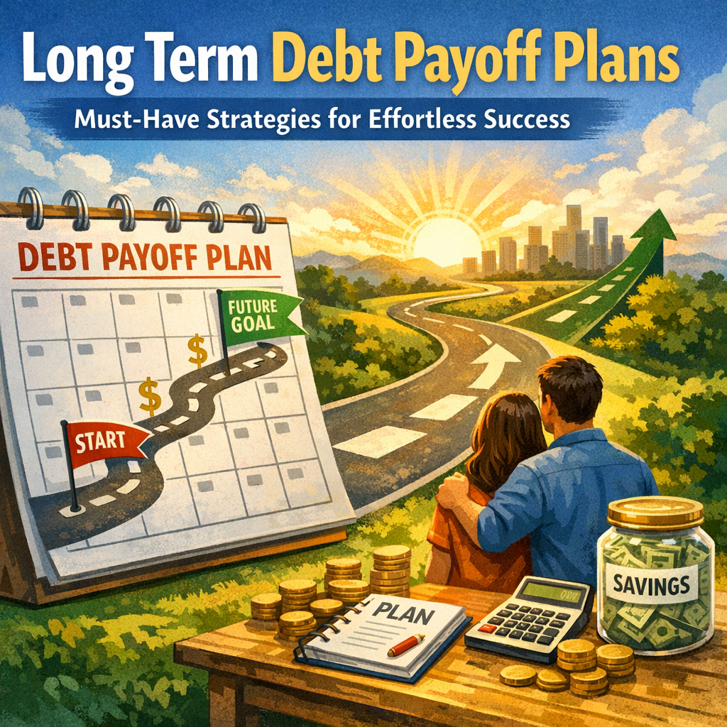 Illustration of Long Term Debt Payoff Plans: Must-Have Strategies for Effortless Success