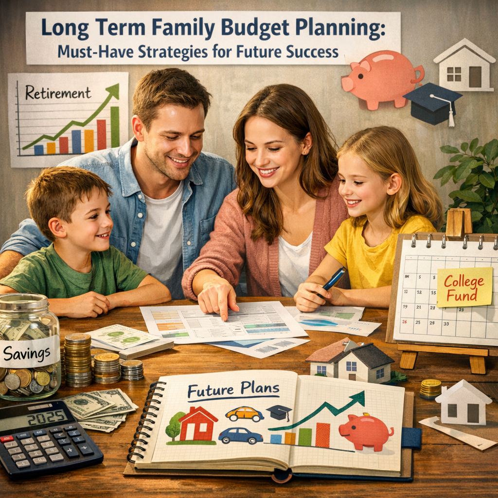 Illustration of Long Term Family Budget Planning: Must-Have Strategies for Future Success