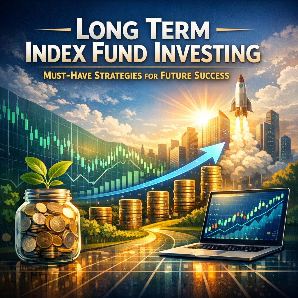 Illustration of Long Term Index Fund Investing: Must-Have Strategies for Future Success