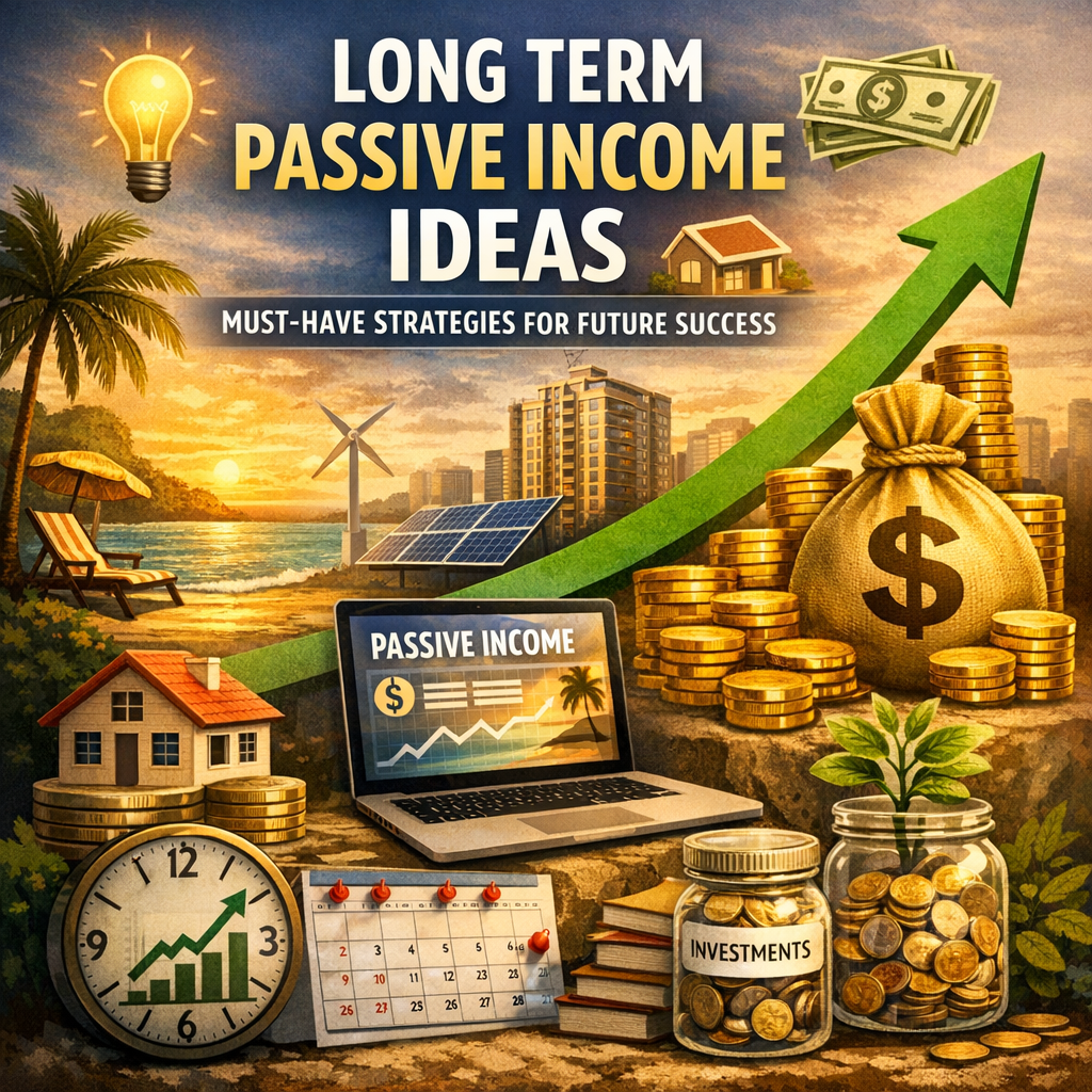 Illustration of Long Term Passive Income Ideas: Must-Have Strategies for Future Success