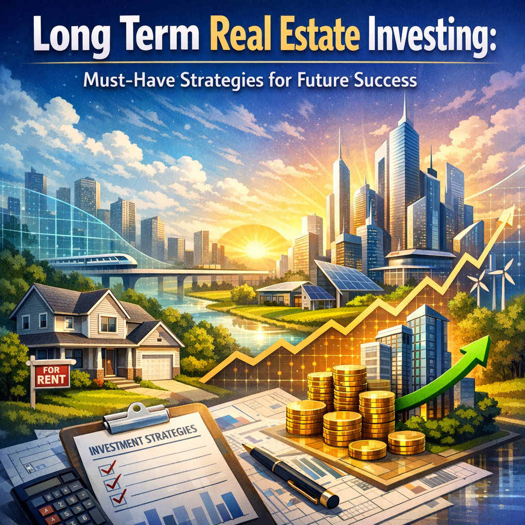 Illustration of Long Term Real Estate Investing: Must-Have Strategies for Future Success