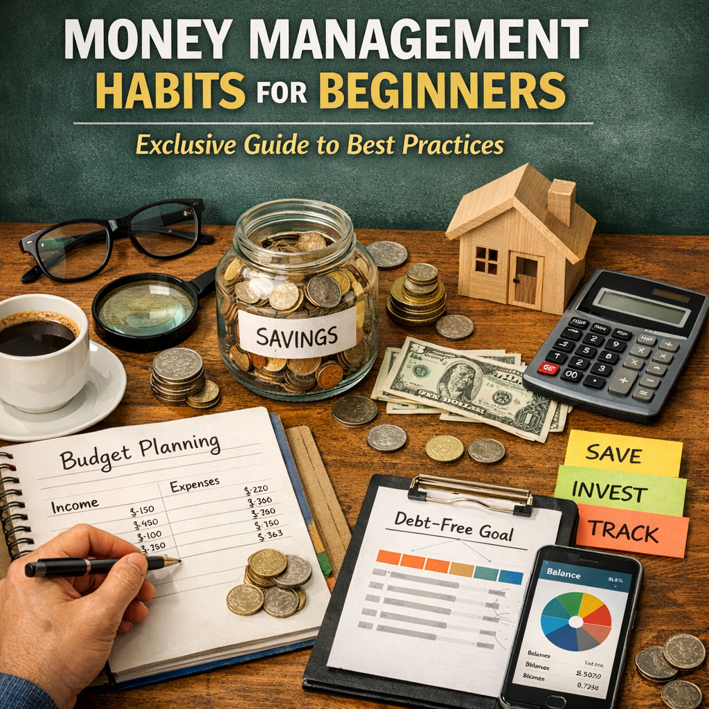 Illustration of Money Management Habits for Beginners: Exclusive Guide to Best Practices