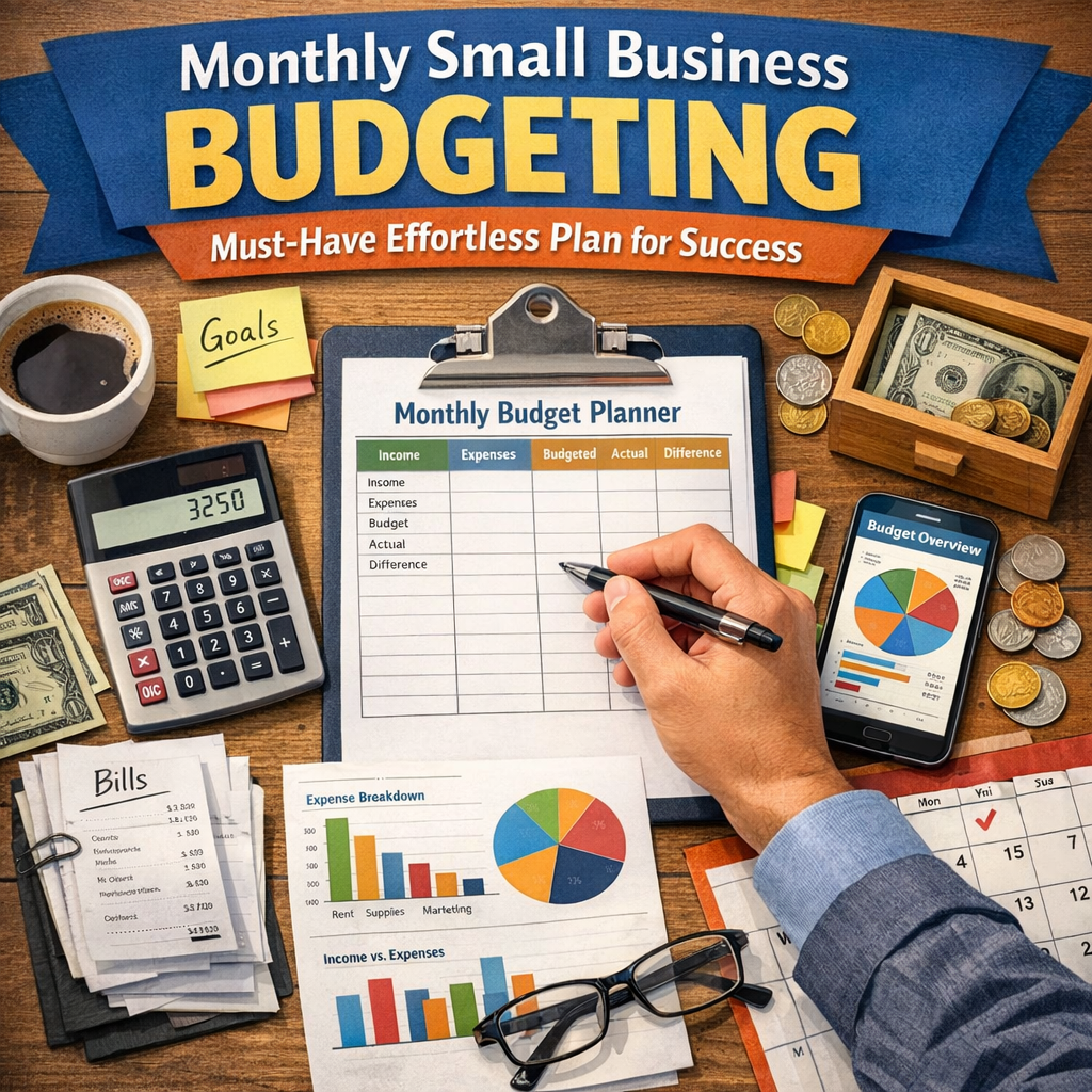 Illustration of Monthly Small Business Budgeting: Must-Have Effortless Plan for Success